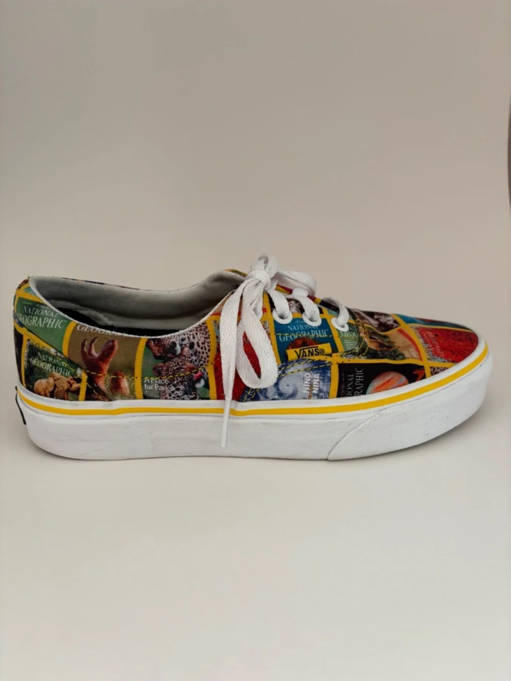 Vans Collab Canvas Sneaker Limited Edition National Geographic Women